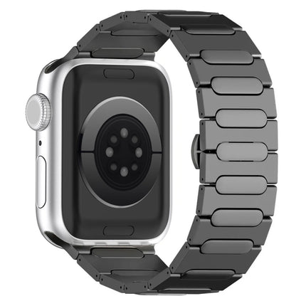 Oval Butterfly Buckle Titanium Alloy Watch Band