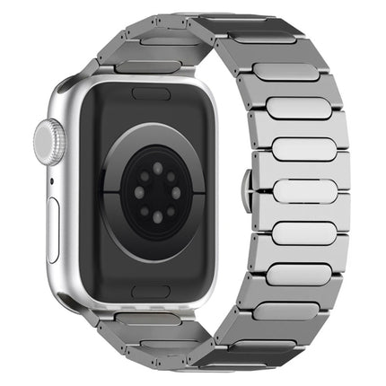Oval Butterfly Buckle Titanium Alloy Watch Band, For Apple Watch SE 2023 44mm, For Apple Watch Ultra 2 49mm, For Apple Watch Series 9 45mm, For Apple Watch Ultra 49mm, For Apple Watch Series 8 45mm, For Apple Watch SE 2022 44mm                         ... - DealBuddy