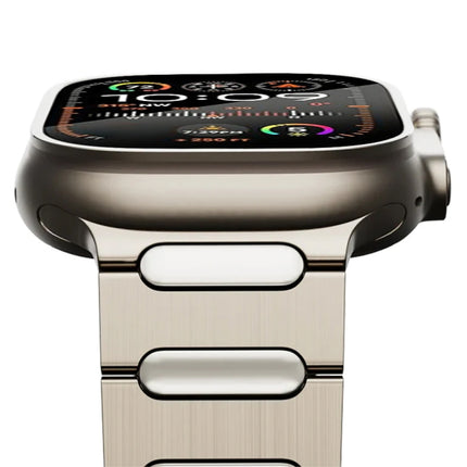 Oval Butterfly Buckle Titanium Alloy Watch Band