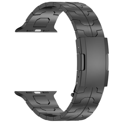 Turtle Buckle Titanium Alloy Watch Band, For Apple Watch Series 5 44mm, For Apple Watch Series 5 40mm, For Apple Watch Series 4 44mm, For Apple Watch Series 4 40mm, For Apple Watch Series 3 38mm, For Apple Watch Series 3 42mm - DealBuddy