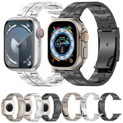 Turtle Buckle Titanium Alloy Watch Band, For Apple Watch Series 5 44mm, For Apple Watch Series 5 40mm, For Apple Watch Series 4 44mm, For Apple Watch Series 4 40mm, For Apple Watch Series 3 38mm, For Apple Watch Series 3 42mm - DealBuddy