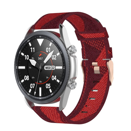 Woven Nylon Textured Strap, Size: Free Size 20mm, For Galaxy Watch 3 41mm - DealBuddy