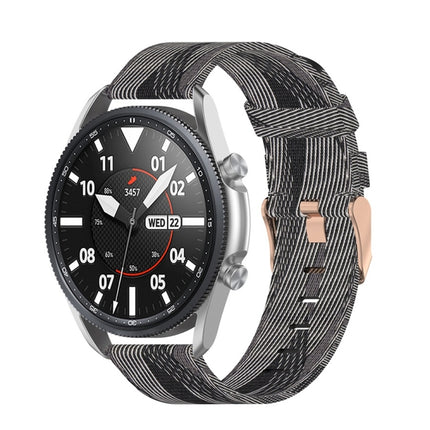 Woven Nylon Textured Strap, Size: Free Size 20mm, For Galaxy Watch 3 41mm - DealBuddy