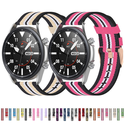 Woven Nylon Textured Strap, Size: Free Size 20mm, For Galaxy Watch 3 41mm - DealBuddy