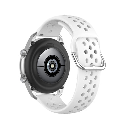 R850 Silicone Sports Solid Color Strap, Size: Free Size 20mm, For Galaxy Watch 3 41mm - DealBuddy