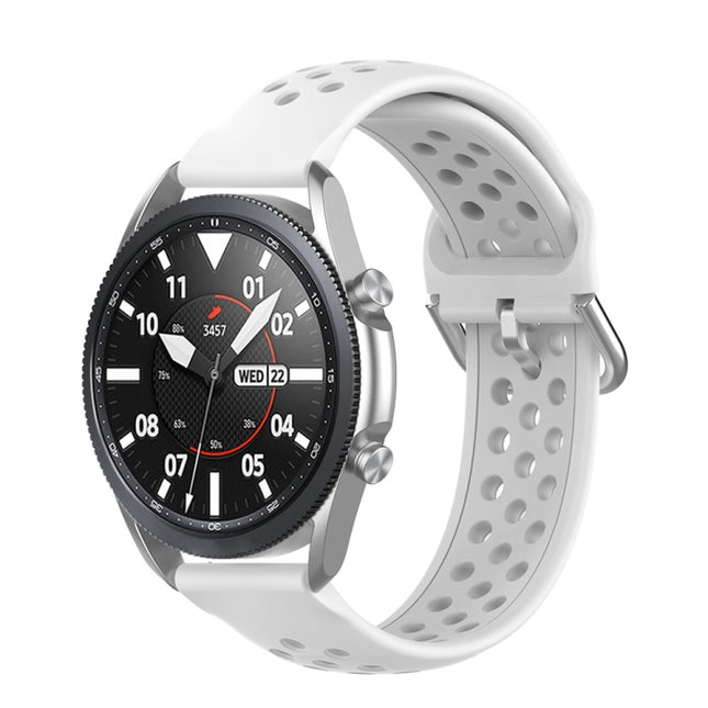 R850 Silicone Sports Solid Color Strap, Size: Free Size 20mm, For Galaxy Watch 3 41mm - DealBuddy