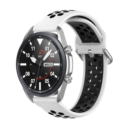 Silicone Sports Two-tone Strap, Size: Free Size 20mm, For Galaxy Watch 3 41mm - DealBuddy