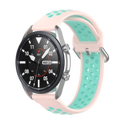 Silicone Sports Two-tone Strap, Size: Free Size 20mm, For Galaxy Watch 3 41mm - DealBuddy
