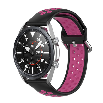 Silicone Sports Two-tone Strap, Size: Free Size 20mm, For Galaxy Watch 3 41mm - DealBuddy