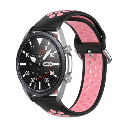 Silicone Sports Two-tone Strap, Size: Free Size 20mm, For Galaxy Watch 3 41mm - DealBuddy