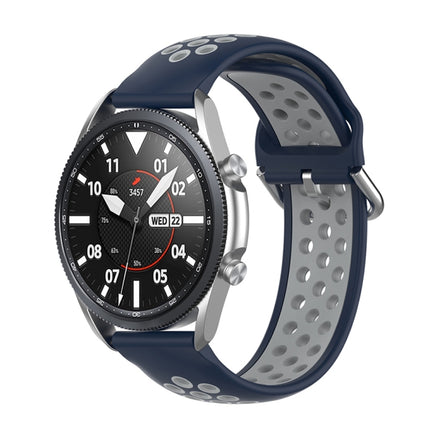 Silicone Sports Two-tone Strap, Size: Free Size 20mm, For Galaxy Watch 3 41mm - DealBuddy