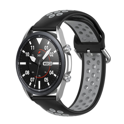 Silicone Sports Two-tone Strap, Size: Free Size 20mm, For Galaxy Watch 3 41mm - DealBuddy