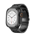 3-Bead Flat Buckle Titanium Alloy Watch Band, For Apple Watch Series 5 44mm, For Apple Watch Series 5 40mm, For Apple Watch Series 4 44mm, For Apple Watch Series 4 40mm, For Apple Watch Series 3 38mm, For Apple Watch Series 3 42mm - DealBuddy