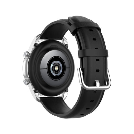 Round Tail Leather Strap, Size: Free Size 20mm, For Galaxy Watch 3 41mm - DealBuddy