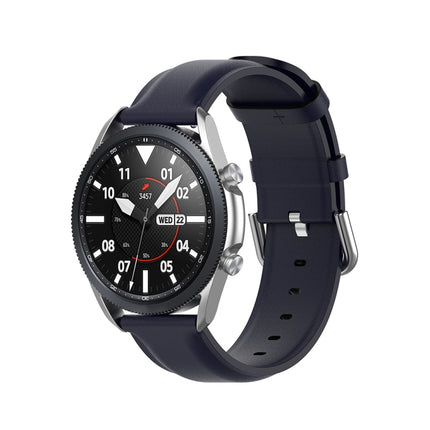 Round Tail Leather Strap, Size: Free Size 20mm, For Galaxy Watch 3 41mm - DealBuddy