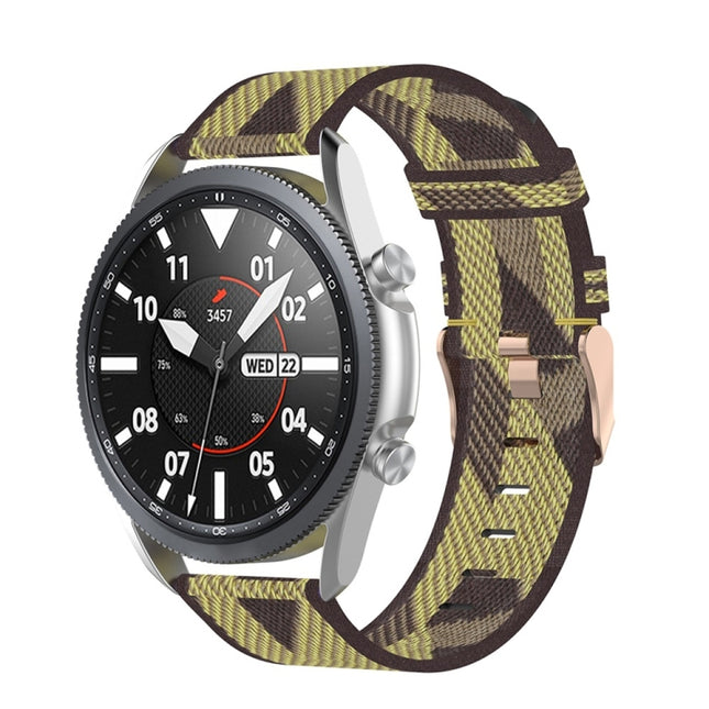 Woven Nylon Textured Strap, Size: Free Size 22mm