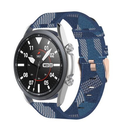 Woven Nylon Textured Strap, Size: Free Size 22mm, For Galaxy Watch 3 45mm - DealBuddy