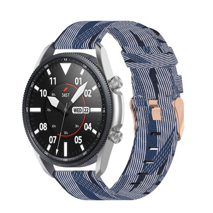 Woven Nylon Textured Strap, Size: Free Size 22mm, For Galaxy Watch 3 45mm - DealBuddy