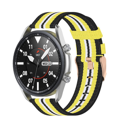 Woven Nylon Textured Strap, Size: Free Size 22mm, For Galaxy Watch 3 45mm - DealBuddy