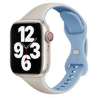 For Apple Watch Series 4 44mm / White Fog Blue