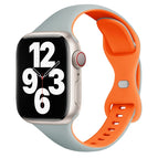 For Apple Watch Series 4 40mm / Echeveria Blue Orange