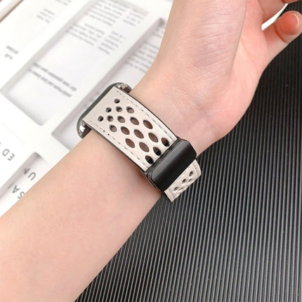 Hole Style Folding Buckle PU Leather Watch Band