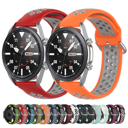 Silicone Sports Solid Color Strap, Size: Free Size 22mm, For Galaxy Watch 3 45mm - DealBuddy