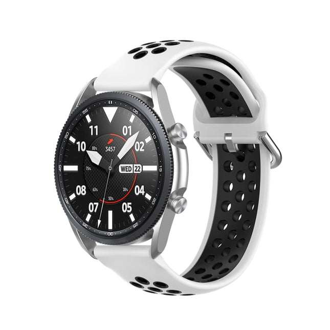 Silicone Sports Two-tone Strap, Size: 22mm