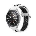 Silicone Sports Two-tone Strap, Size: 22mm, For Galaxy Watch 3 45mm - DealBuddy