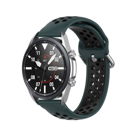 Silicone Sports Two-tone Strap, Size: 22mm