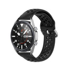 Silicone Sports Two-tone Strap, Size: 22mm, For Galaxy Watch 3 45mm - DealBuddy