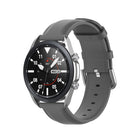 Round Tail Leather Strap, Size: Free Size 22mm, For Galaxy Watch 3 45mm - DealBuddy
