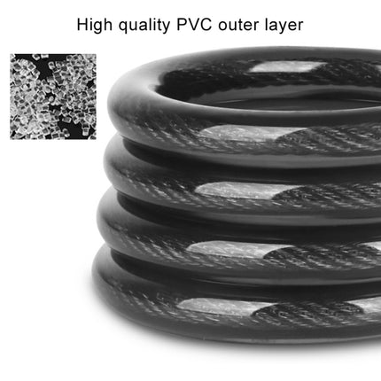 Bicycle Portable Anti-theft Lock Steel Cable Lock with Lock Frame - DealBuddy