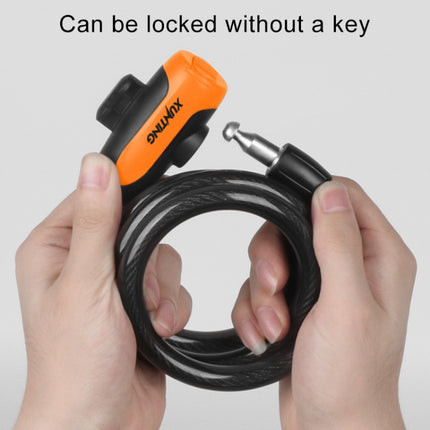 Bicycle Portable Anti-theft Lock Steel Cable Lock with Lock Frame - DealBuddy