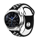 For Smasung Gear S4 Active 22mm Two-color Silicone Replacement Strap Watchband - DealBuddy