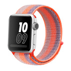 For Apple Watch Series 7 41mm / 6 & SE & 5 & 4 40mm / 3 & 2 & 1 38mm / Striped Rrange Red