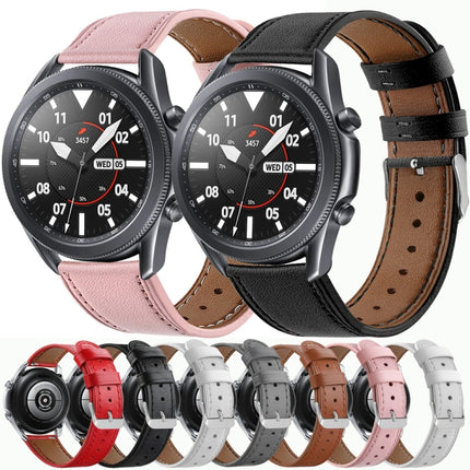 For Galaxy Watch 3 Leather Replacement Strap Watchband, For Galaxy Watch 3 41mm - DealBuddy