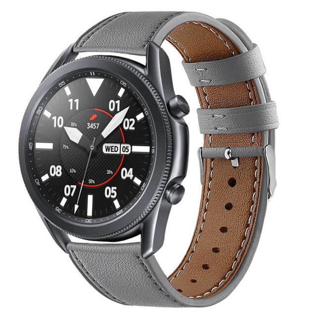 For Galaxy Watch 3 Leather Replacement Strap Watchband