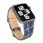 For Apple Watch 5 & 4 44mm / 3 & 2 & 1 42mm / Blue Gold