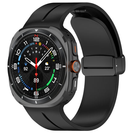 Magnetic Folding Buckle Silicone Watch Band, For Samsung Galaxy Watch Ultra 47mm / Ultra 2025 - DealBuddy