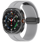 Magnetic Folding Buckle Silicone Watch Band, For Samsung Galaxy Watch Ultra 47mm / Ultra 2025 - DealBuddy