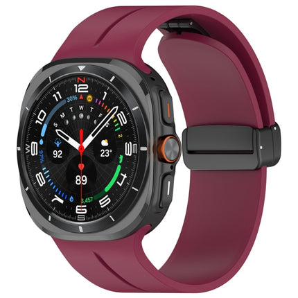 Magnetic Folding Buckle Silicone Watch Band, For Samsung Galaxy Watch Ultra 47mm / Ultra 2025 - DealBuddy
