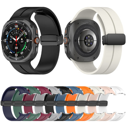 Magnetic Folding Buckle Silicone Watch Band, For Samsung Galaxy Watch Ultra 47mm / Ultra 2025 - DealBuddy
