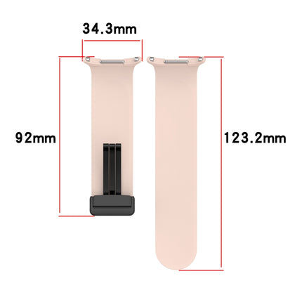 Magnetic Folding Buckle Silicone Watch Band