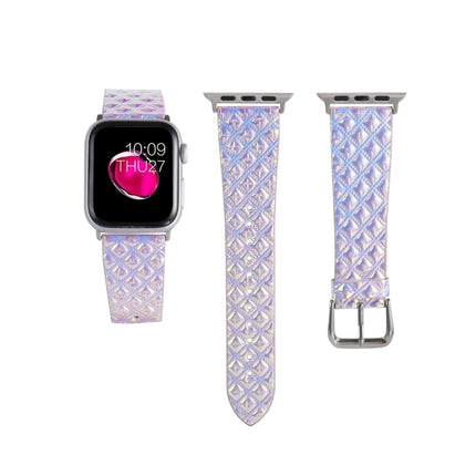Discolor Glitter Fish Scale Texture Replacement Strap Watchband, For Apple Watch 5 & 4 40mm / 3 & 2 & 1 38mm, For Apple Watch 5 & 4 44mm / 3 & 2 & 1 42mm - DealBuddy