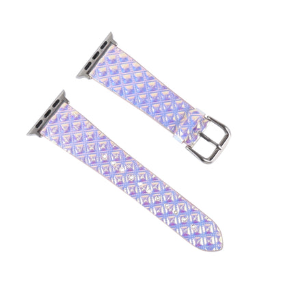 Discolor Glitter Fish Scale Texture Replacement Strap Watchband, For Apple Watch 5 & 4 40mm / 3 & 2 & 1 38mm, For Apple Watch 5 & 4 44mm / 3 & 2 & 1 42mm - DealBuddy