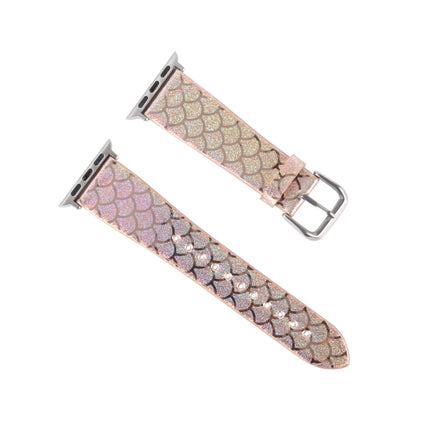 Discolor Glitter Fish Scale Texture Replacement Strap Watchband - DealBuddy