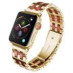 For Apple Watch Series 8&7 41mm / SE 2&6&SE&5&4 40mm / 3&2&1 38mm / Wine Red