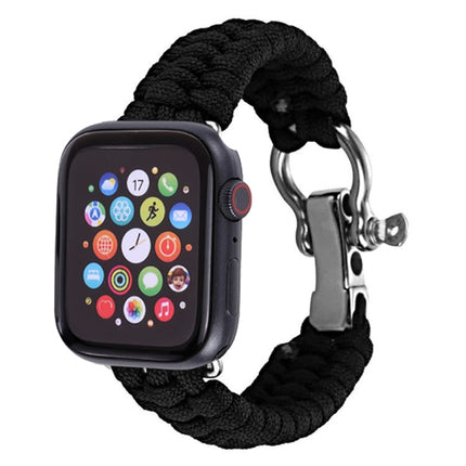 For Apple Watch Series 5 & 4 44mm / 3 & 2 & 1 42mm Umbrella Cord Nylon Braided Strap, 5 & 4 44mm / 3 & 2 & 1 42mm - DealBuddy