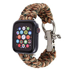 For Apple Watch Series 5 & 4 44mm / 3 & 2 & 1 42mm Umbrella Cord Nylon Braided Strap - DealBuddy